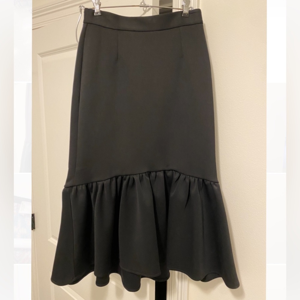 Asos Black MIDI Skirt Size 4